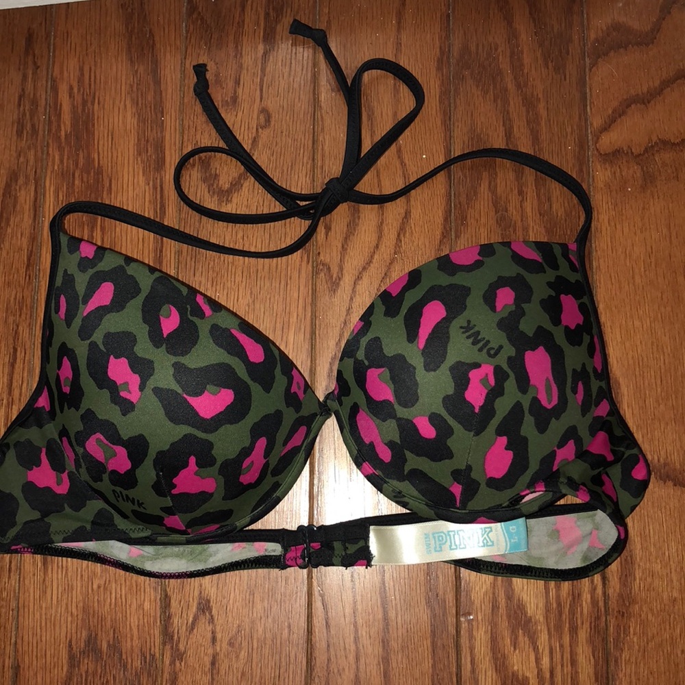 Push up, camo, PINK brand, bikini top!